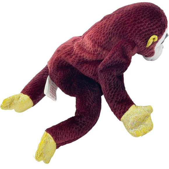 TY Beanie Baby THE MONKEY Chinese Zodiac Stuffed Plush Animal Toy With Hang Tag - Picture 3 of 8